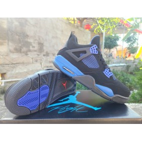 Air Jordan 4 Retro Noir Game Royal
