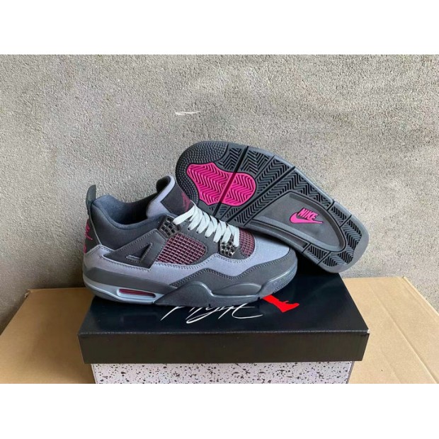 Air Jordan 4 Retro Noir Gris Maroon