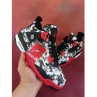 Air Jordan 4 Retro Tattoo Singles Day Fire Rouge Noir Blanc BQ0897-006