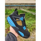 Nike Air Jordan 4 Noir Vivid Jaune Dynamic Bleu