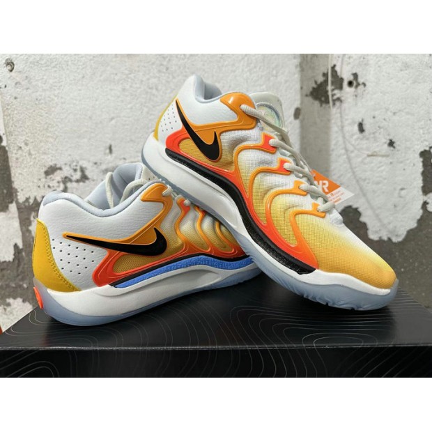 Nike KD 17 Sunrise University Or Noir-Safety Orange FJ9487-700