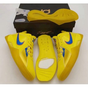 Nike KD 3 Retro Christmas DV0835-700 Vibrant Jaune Photo Bleu