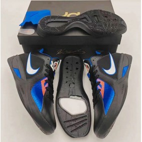 Nike KD 3 Retro OKC Away 417279-001 Noir Blanc-Photo Bleu