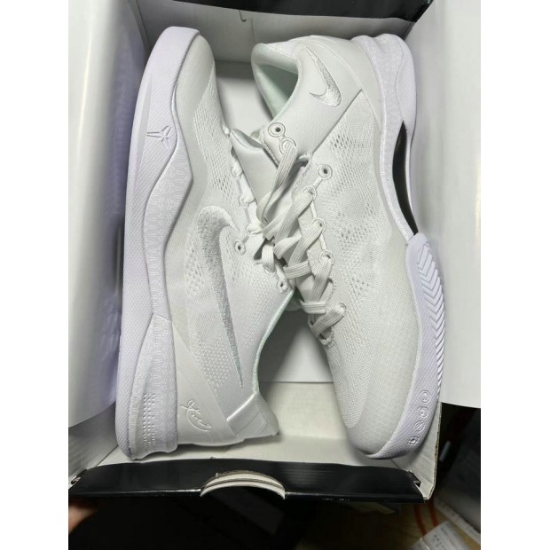 Nike Kobe 8 Protro Low Halo Blanc