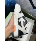 OFF-WHITE Out of Office Sneaker Gris Noir Orange OMIA189S23LEA0040510